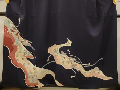 平和屋着物■訪問着　横笛　正絹　逸品　AABI4304sx