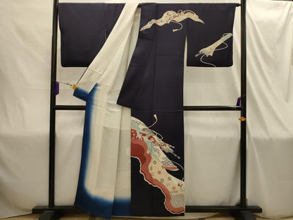 平和屋着物■訪問着　横笛　正絹　逸品　AABI4304sx