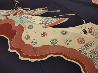 平和屋着物■訪問着　横笛　正絹　逸品　AABI4304sx