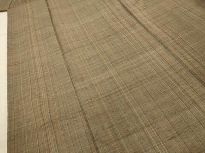 平和屋着物■上質な紬　間道　正絹　逸品　AABI4308sx