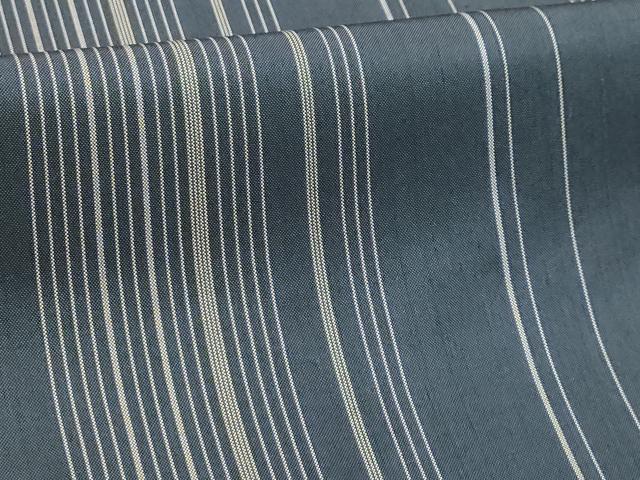 平和屋着物■本場縞大島紬 間道 正絹 逸品 AABI4322sx