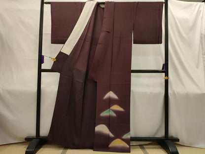平和屋着物■豪華色留袖 遠山文 暈し染め 胴抜き仕立て 正絹 逸品 AABI4332sx