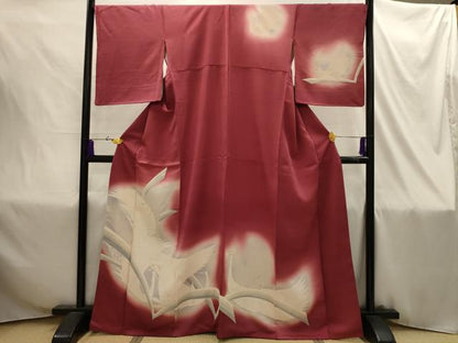 平和屋着物■訪問着 孔雀 暈し染め 正絹 逸品 AABI4338sx