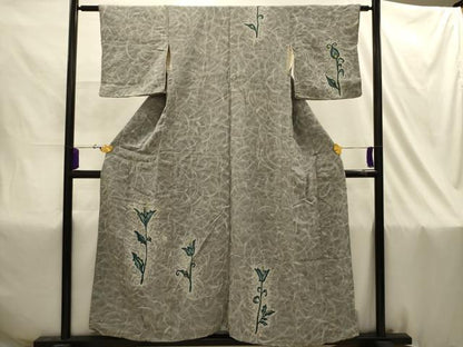 平和屋着物■訪問着 草花文 正絹 逸品 AABI4342sx