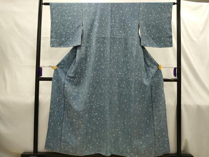 平和屋着物■上質な小紋 ろうけつ染め 舞蝶文 正絹 逸品 AABI4343sx