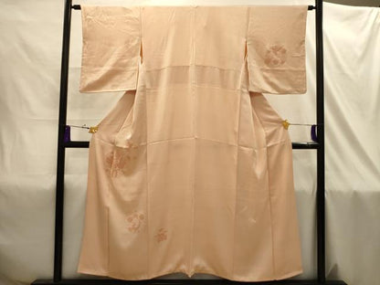 平和屋着物■訪問着 中国三大刺繍 相良刺繍 向かい鳥花文 正絹 逸品 AABI4344sx