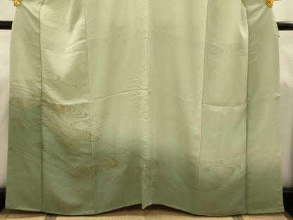 平和屋着物■色留訪問着 流水文 暈し染め 正絹 逸品 AABI4345sx
