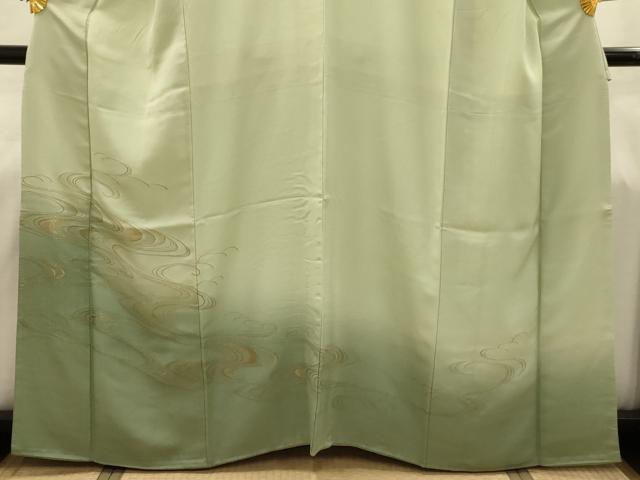 平和屋着物■色留訪問着 流水文 暈し染め 正絹 逸品 AABI4345sx