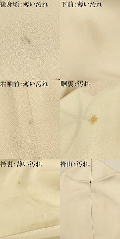 平和屋着物■訪問着 駒刺繍 七宝花文 金彩 正絹 逸品 AABI4350sx