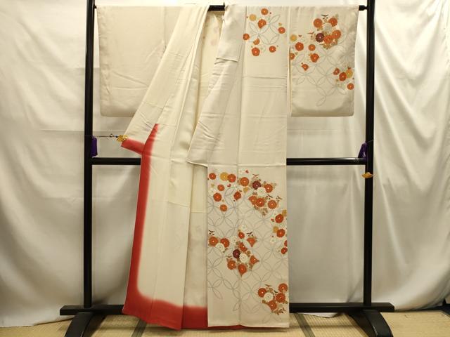 平和屋着物■訪問着 駒刺繍 七宝花文 金彩 正絹 逸品 AABI4350sx
