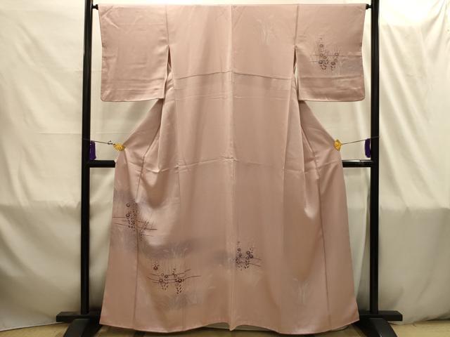 平和屋着物■訪問着 草花文 暈し染め 正絹 逸品 AABI4352sx