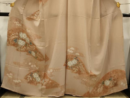 平和屋着物■訪問着 絞り 辻が花 仮絵羽 逸品 未使用 AABI4358sx