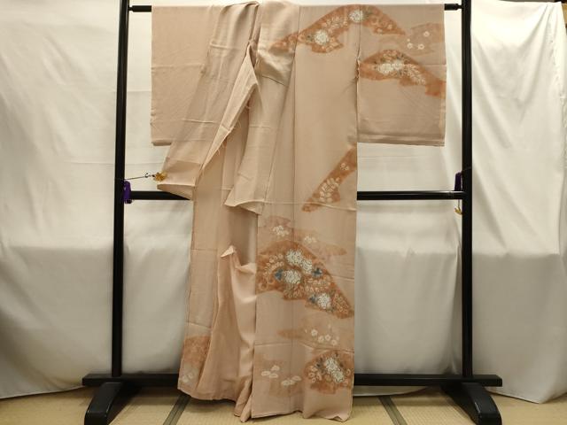 平和屋着物■訪問着 絞り 辻が花 仮絵羽 逸品 未使用 AABI4358sx