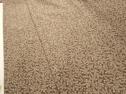 平和屋着物■上質な小紋　草花文　正絹　逸品　AABI4359sx