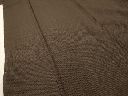 平和屋着物■お召 間道 正絹 逸品 AABI4362sx