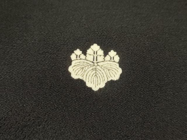 平和屋着物■豪華黒留袖　駒刺繍　鳥　浜松文　金彩　金銀糸　正絹　逸品　AABI4368sx