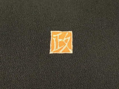 平和屋着物■豪華黒留袖　作家物　松竹梅風景文　暈し染め　正絹　逸品　AABI4391sx