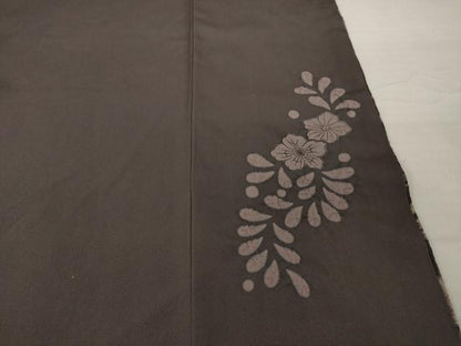 平和屋着物●訪問着　辻が花　舞花文　暈し染め　金彩　正絹　逸品　AABI4407ck