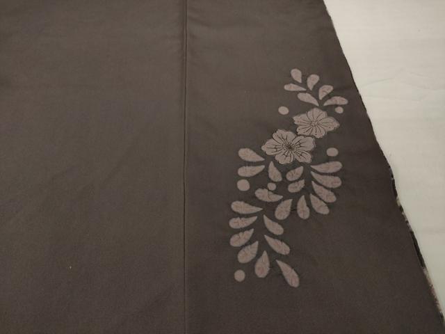 平和屋着物●訪問着　辻が花　舞花文　暈し染め　金彩　正絹　逸品　AABI4407ck
