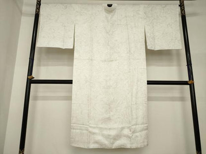 平和屋着物●長襦袢　袷　墨流し文様　さが美扱い　正絹　逸品　AABI4421ck