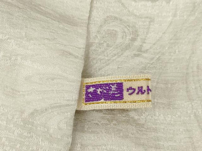 平和屋着物●長襦袢　袷　墨流し文様　さが美扱い　正絹　逸品　AABI4421ck