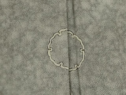 平和屋着物●訪問着　作家物　勝実　刺繍　草花文　暈し染め　金彩　正絹　逸品　AABI4428ck