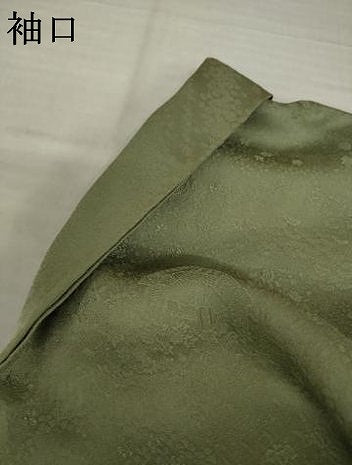 平和屋着物●本加賀友禅作家　柿本市郎　小紋　風景地紋　正絹　逸品　AABI4430ck