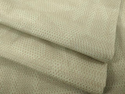 平和屋着物●本塩沢　110亀甲　幾何学文様　正絹　逸品　AABI4432ck