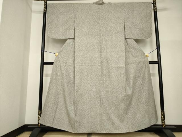 平和屋着物●結城紬　100亀甲　束ね熨斗文　正絹　逸品　AABF2859ck 平和屋着物○結城紬 100亀甲 草花文 ロング丈 正絹 逸品 AABH8776ckの