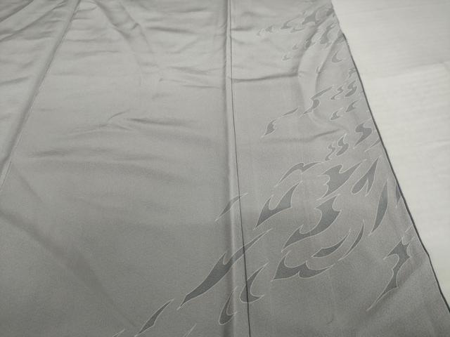 平和屋着物●鎌倉友禅　坂井教人　日本工芸会正会員　男性　訪問着　背抜き仕立て　流水文　キングサイズ　正絹　逸品　AABI4440ck