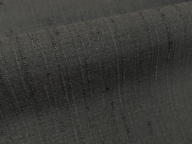 平和屋着物●男性　野袴　紬地　色無地　消炭色　正絹　逸品　AABI4462ck