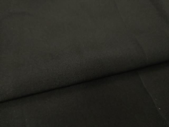 平和屋着物●男性　野袴　色無地　黒色　正絹　逸品　AABI4464ck