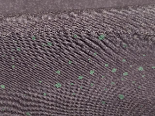 平和屋着物●本場大島紬　染大島　訪問着　絞り　流水文　正絹　逸品　AABI4467ck