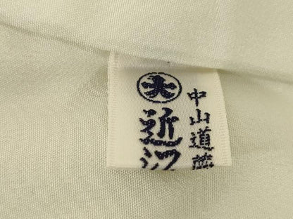 平和屋着物●長襦袢　無双仕立て　段違い文様　暈し染め　正絹　逸品　AABI4473ck