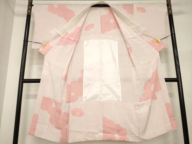 平和屋着物●長襦袢　無双仕立て　絞り　雲重ね文　正絹　逸品　AABI4475ck