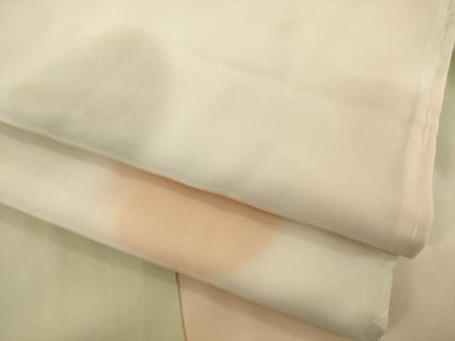 平和屋着物●長襦袢　無双仕立て　壺垂れ　暈し染め　正絹　逸品　未使用　AABI4479ck