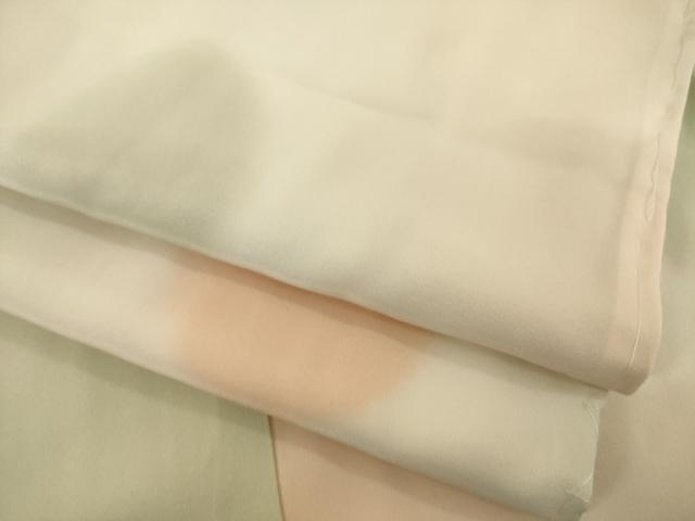 平和屋着物●長襦袢　無双仕立て　壺垂れ　暈し染め　正絹　逸品　未使用　AABI4479ck