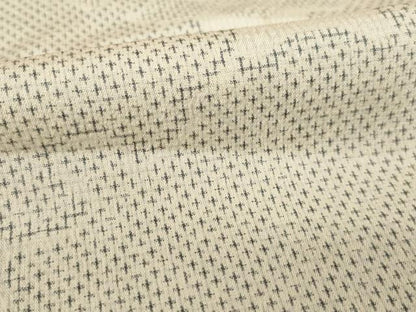 平和屋着物●お召　雪輪重ね文　正絹　逸品　AABI4481ck