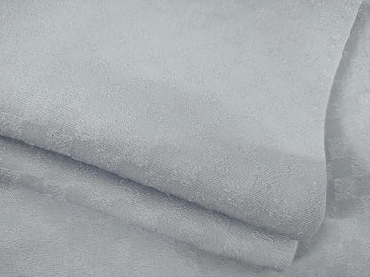 平和屋着物●上質な色無地　市松地紋　暁鼠色　正絹　逸品　AABI4491ck