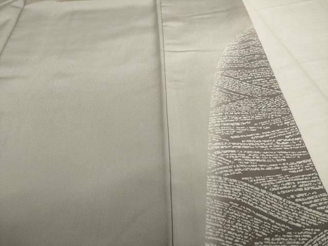 平和屋着物●訪問着　刺繍　遠山文　暈し染め　金彩　鬼しぼ縮緬　正絹　逸品　AABI4493ck