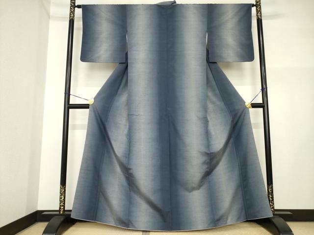 平和屋着物●上質な紬　間道　正絹　逸品　AABI4495ck