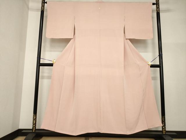 平和屋着物●上質な色無地　虹色　正絹　逸品　未使用　AABI4498ck