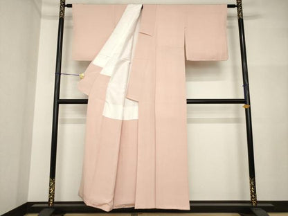 平和屋着物●上質な色無地　虹色　正絹　逸品　未使用　AABI4498ck