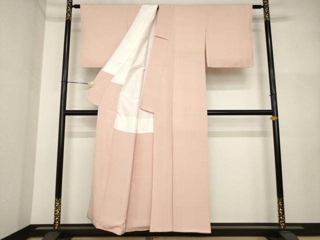 平和屋着物●上質な色無地　虹色　正絹　逸品　未使用　AABI4498ck