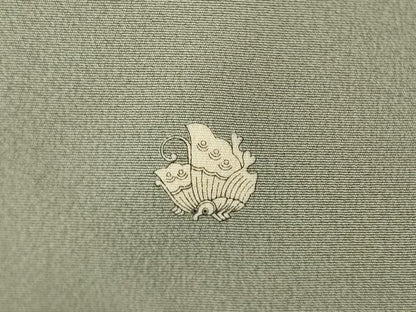 平和屋着物●本加賀友禅作家　池田裕　色留袖　稲穂　雀　正絹　逸品　AABI4503ck