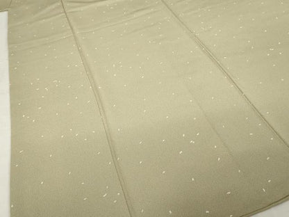 平和屋着物●上質な小紋　箔散らし文　正絹　逸品　AABI4517ck