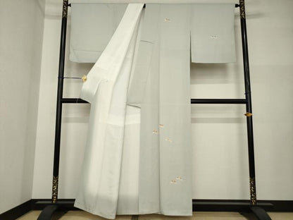 平和屋着物●訪問着　友禅　吉祥文　正絹　逸品　AABI4525ck