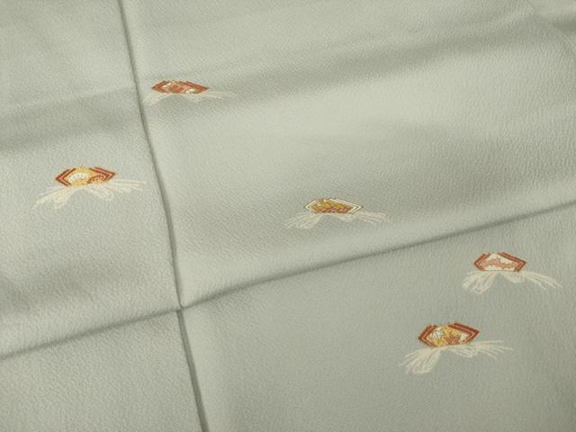 平和屋着物●訪問着　友禅　吉祥文　正絹　逸品　AABI4525ck