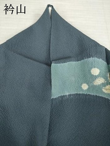 平和屋着物●十日町　名門　滝泰謹製　訪問着　辻が花　絞り　流水花文　正絹　逸品　AABI4527ck