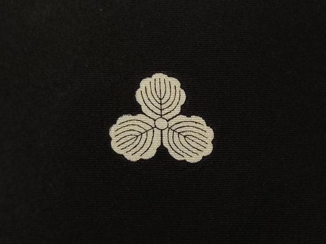 平和屋着物●本加賀友禅作家　室田眞人　黒留袖　流水松文　正絹　逸品　AABI4549ck